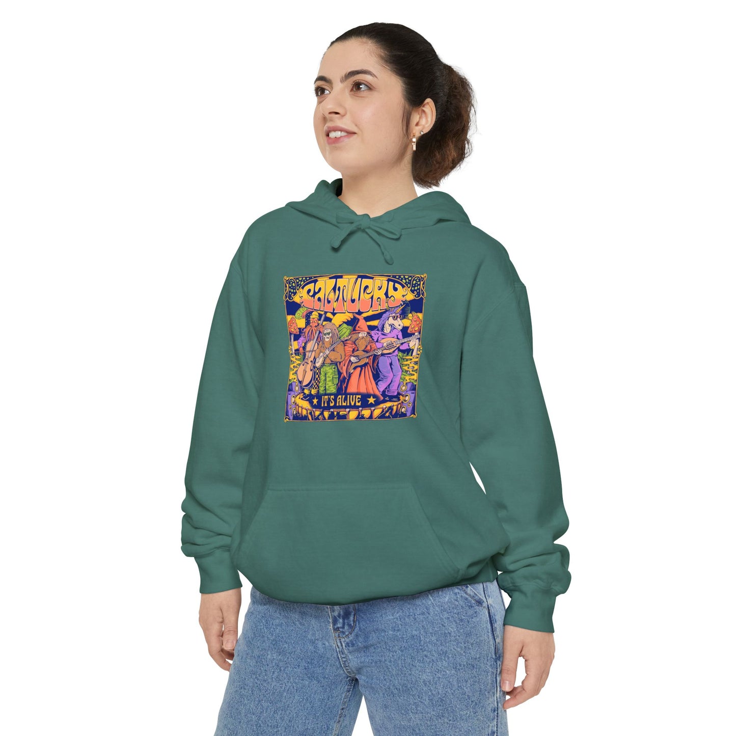 Unisex Garment-Dyed Hoodie