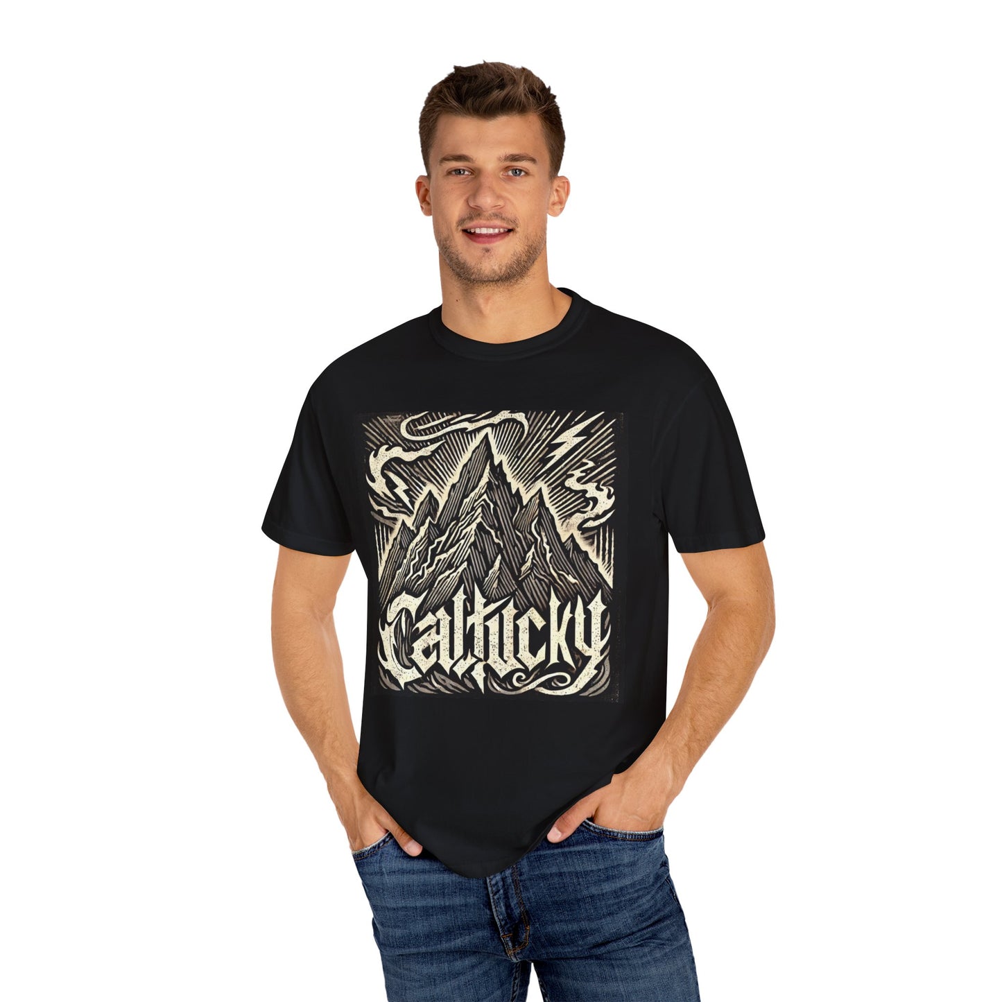 Metal Mount Garment-Dyed T-shirt
