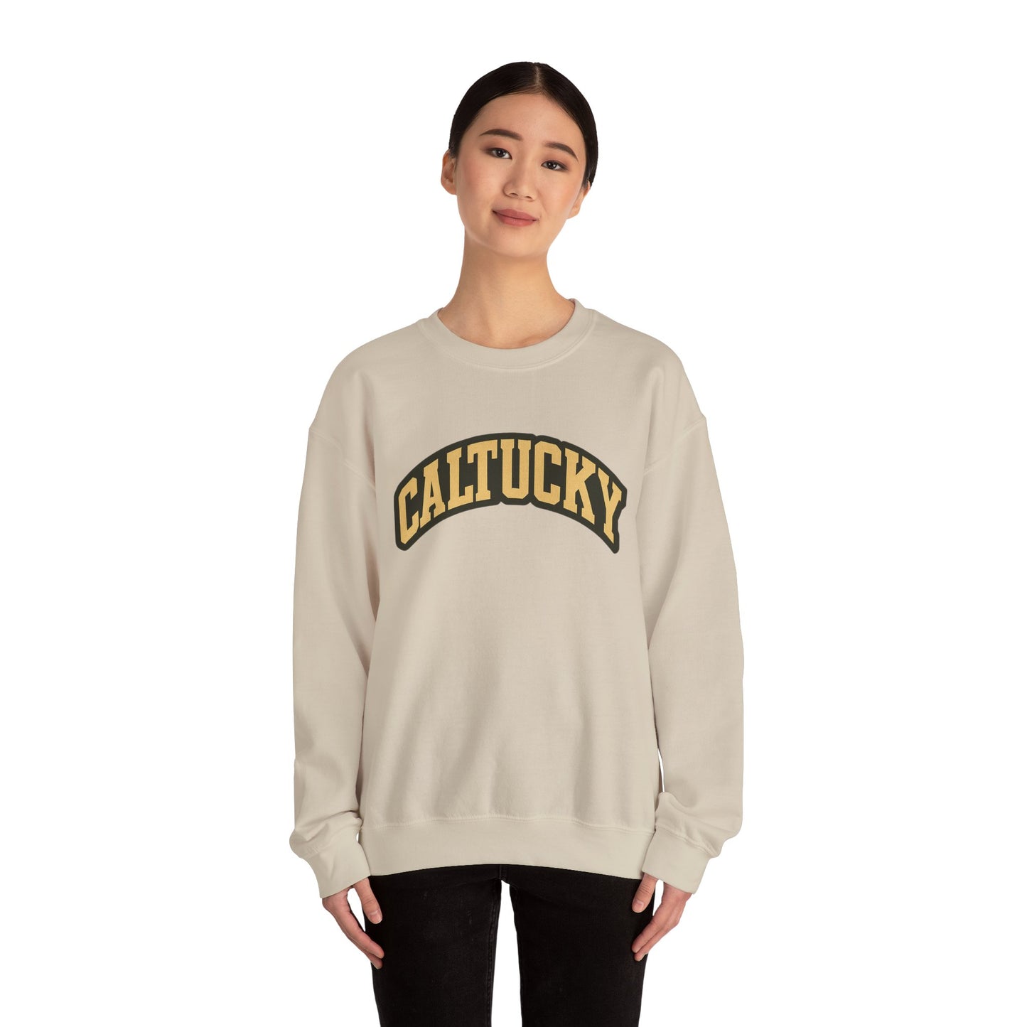 Caltucky Crewneck Sweatshirt, Unisex Cozy Pullover, Casual Wear, Gift for Friends and Family, Vintage Style Sweatshirt