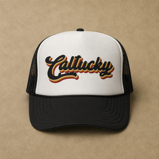 Classic Script Trucker Hat