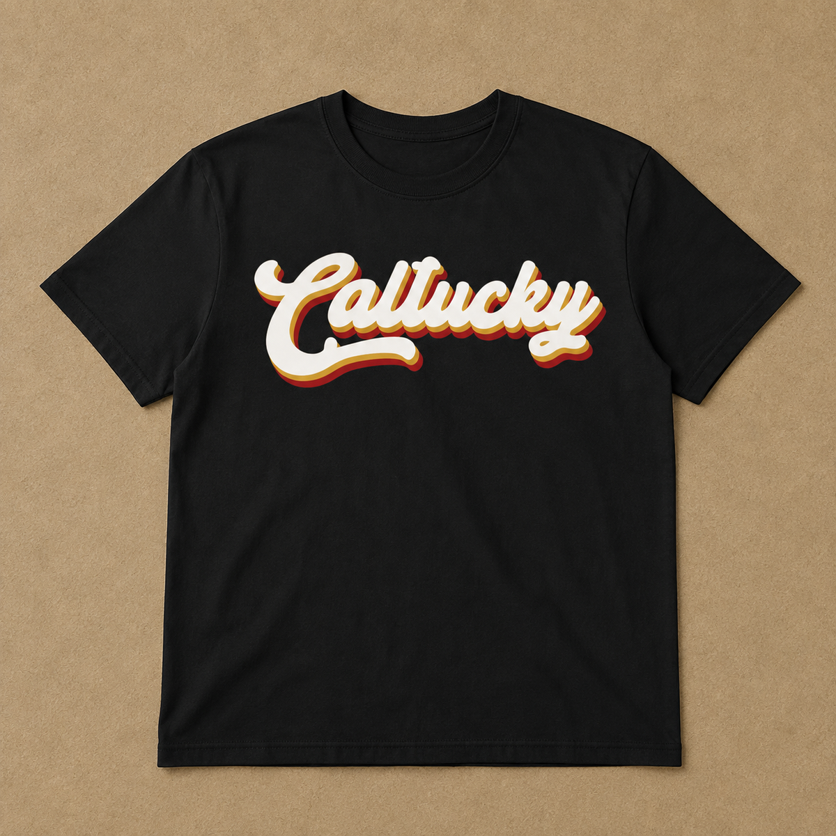 Classic Script Heavy Cotton Tee