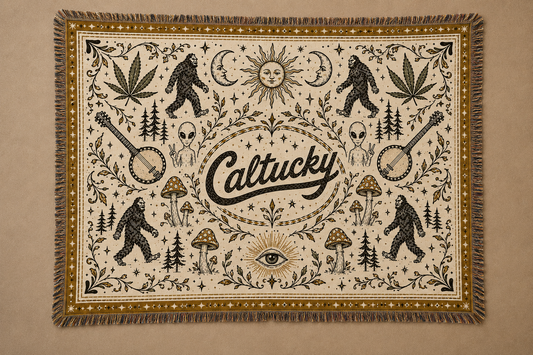 Caltucky Cryptic Mandala Blanket