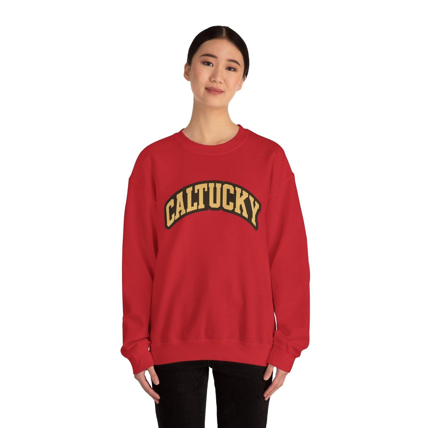 Caltucky Crewneck Sweatshirt, Unisex Cozy Pullover, Casual Wear, Gift for Friends and Family, Vintage Style Sweatshirt