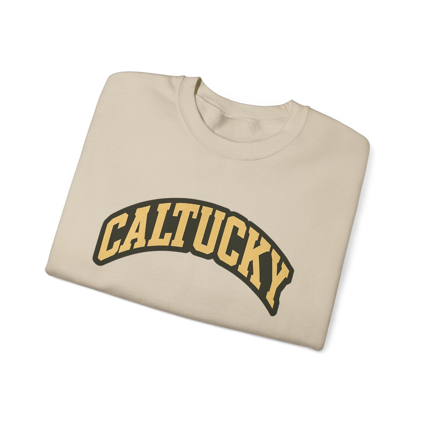 Caltucky Crewneck Sweatshirt, Unisex Cozy Pullover, Casual Wear, Gift for Friends and Family, Vintage Style Sweatshirt