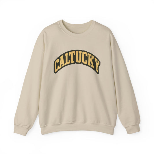 Caltucky Crewneck Sweatshirt, Unisex Cozy Pullover, Casual Wear, Gift for Friends and Family, Vintage Style Sweatshirt